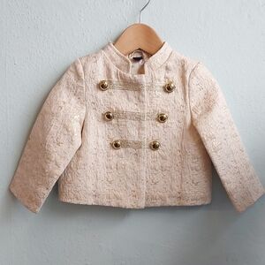 Baby Gap Cream & Gold Nehru Jacket